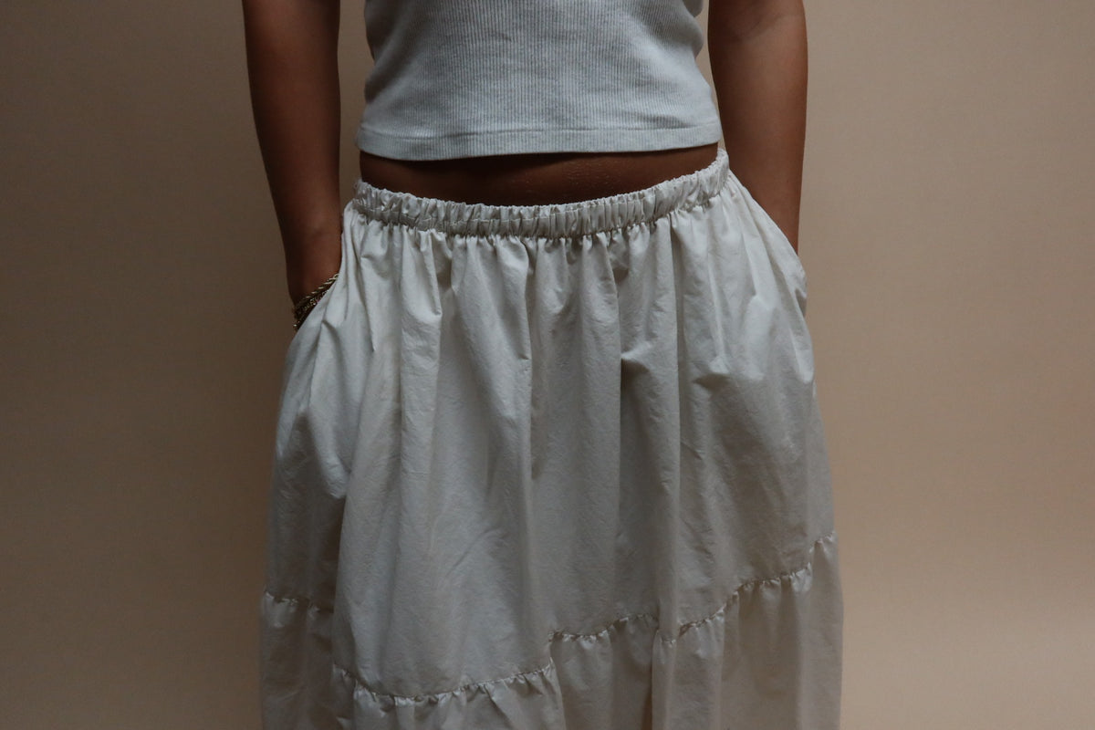 Ivory Eyelet Skirt