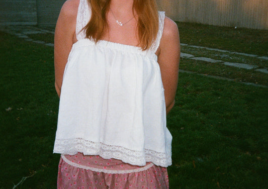 Patched Lace Top