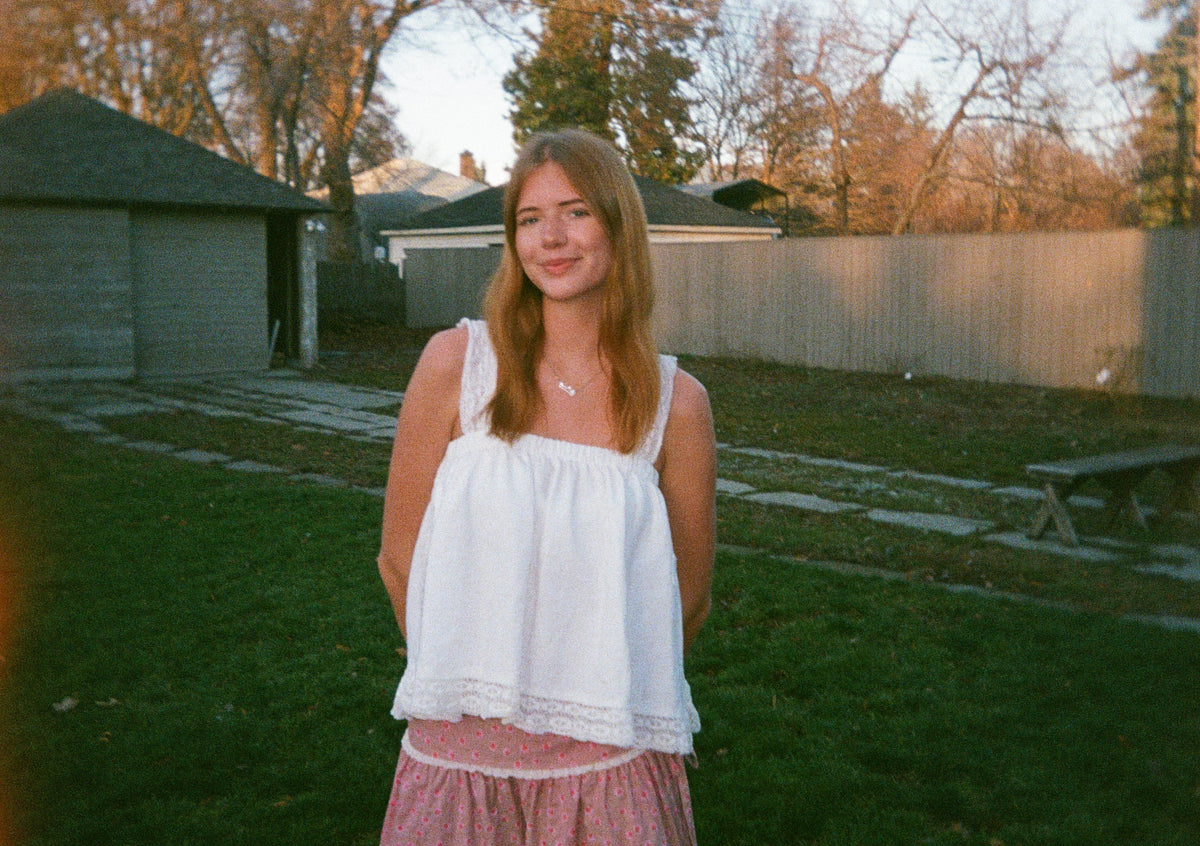 Patched Lace Top