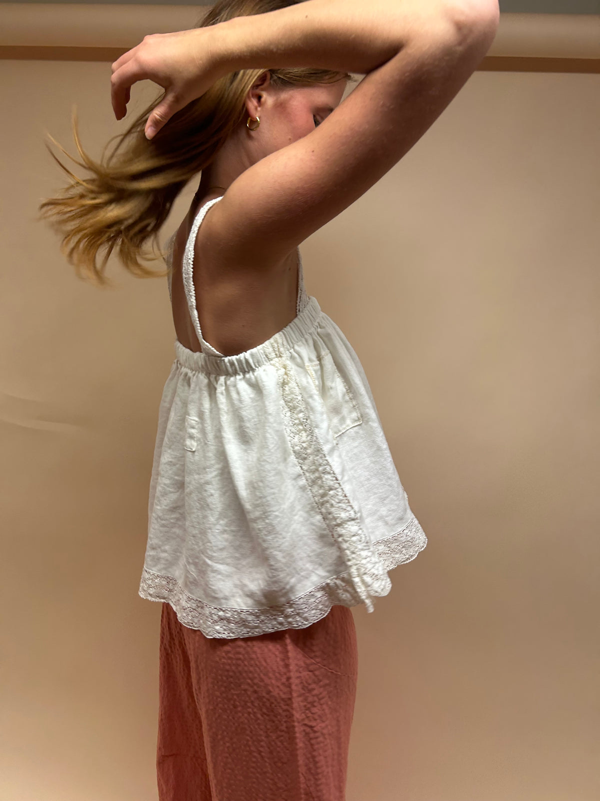 Patched Lace Top