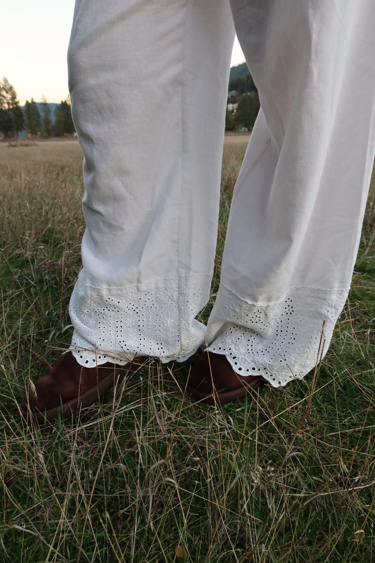 Eyelet Pant