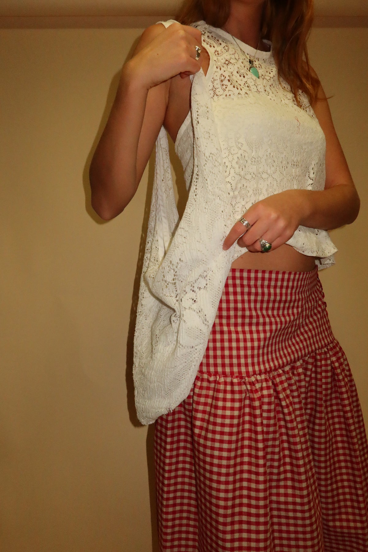 Lace Book Bag