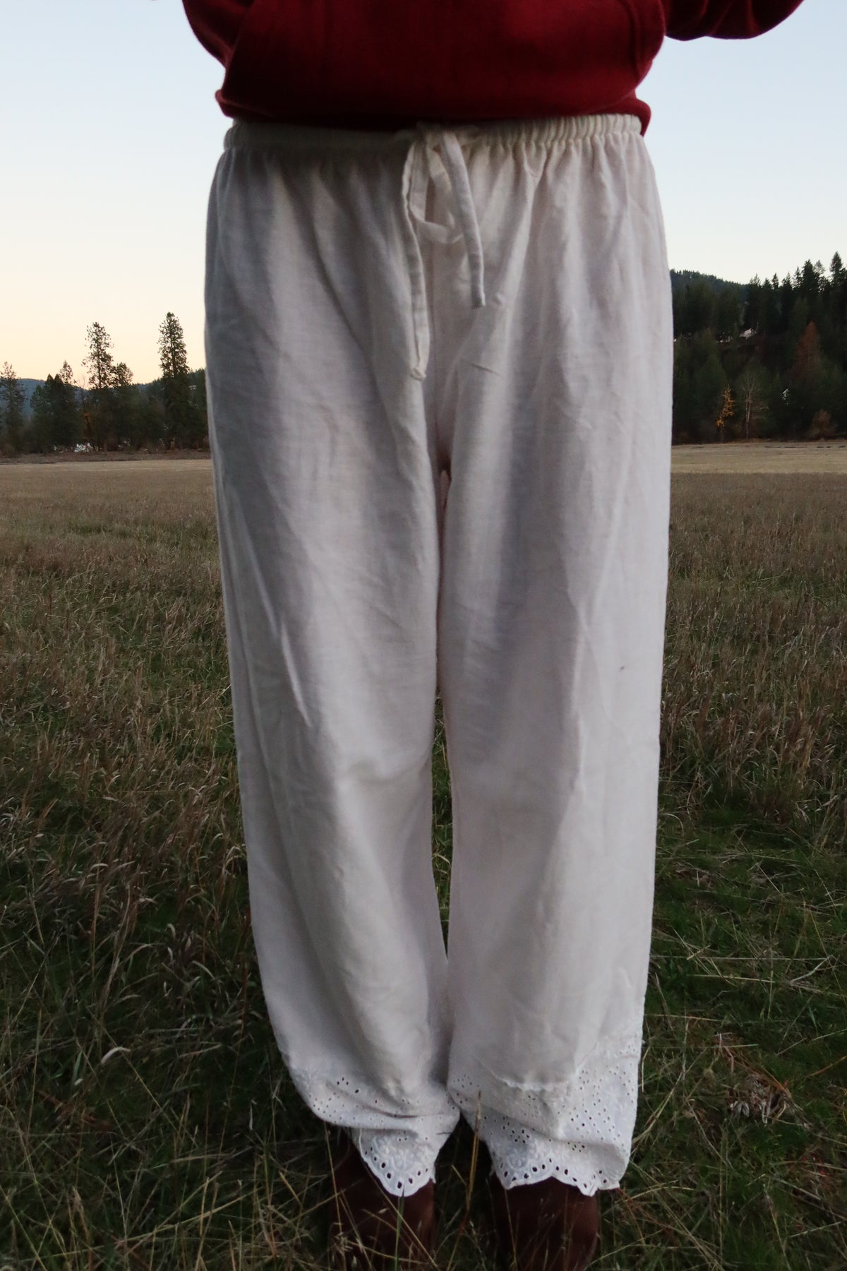 Eyelet Pant