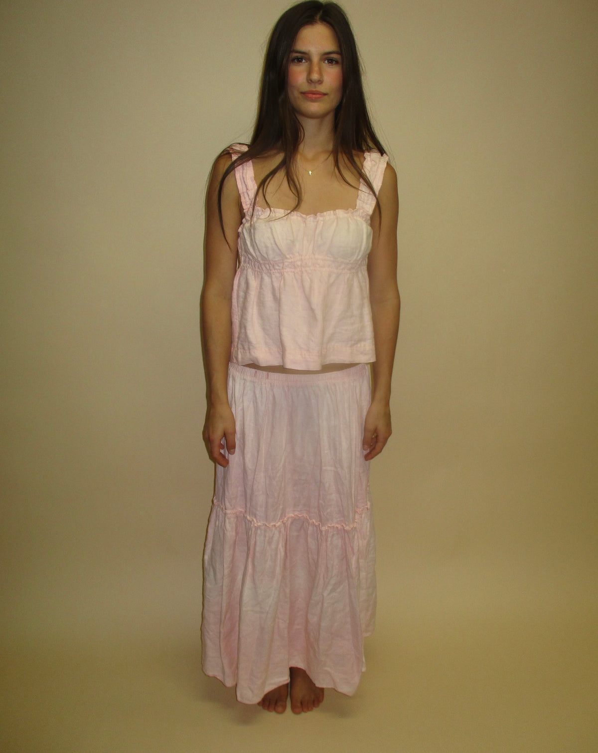 Pink Linen Set