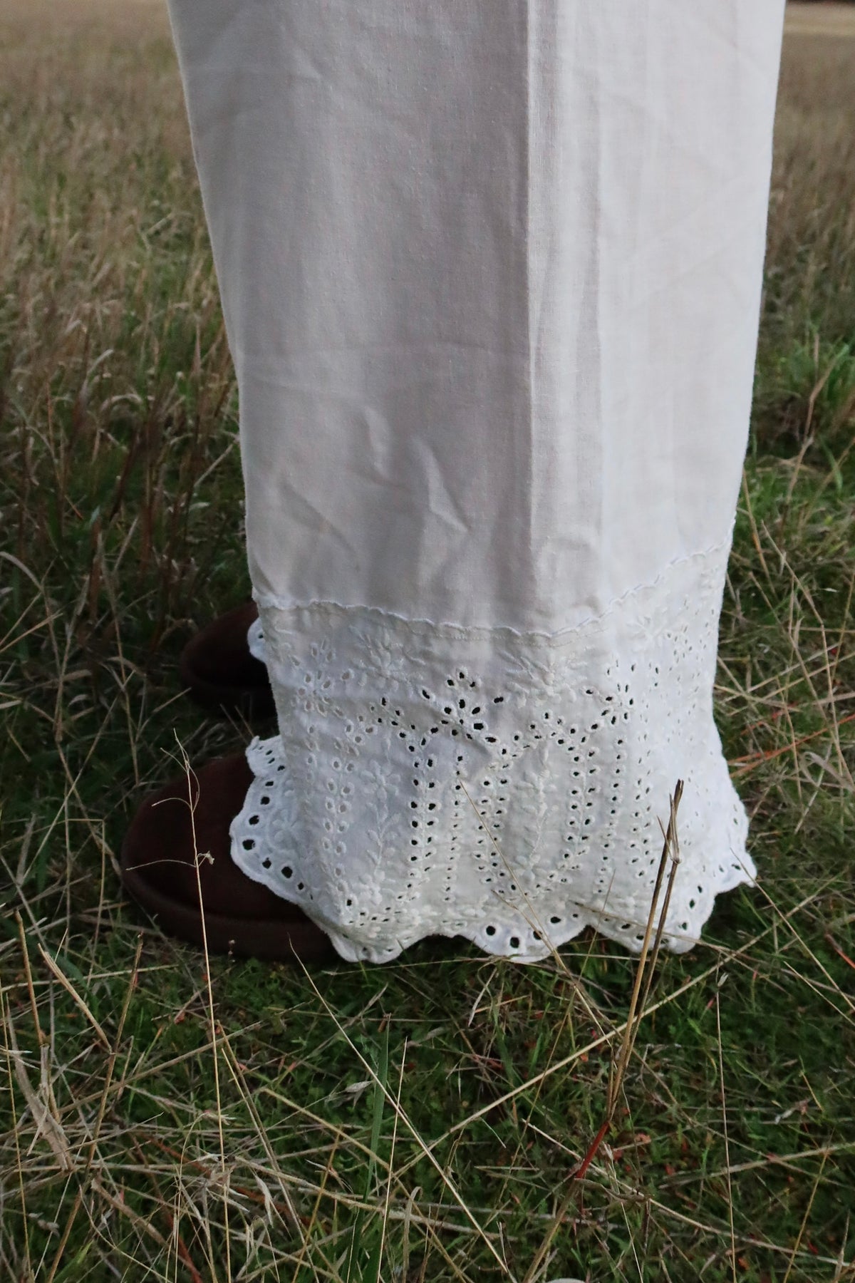 Eyelet Pant