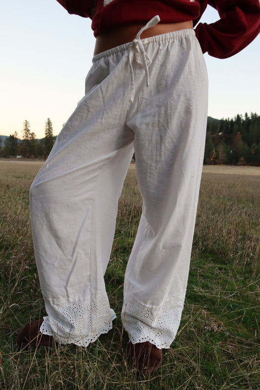 Eyelet Pant