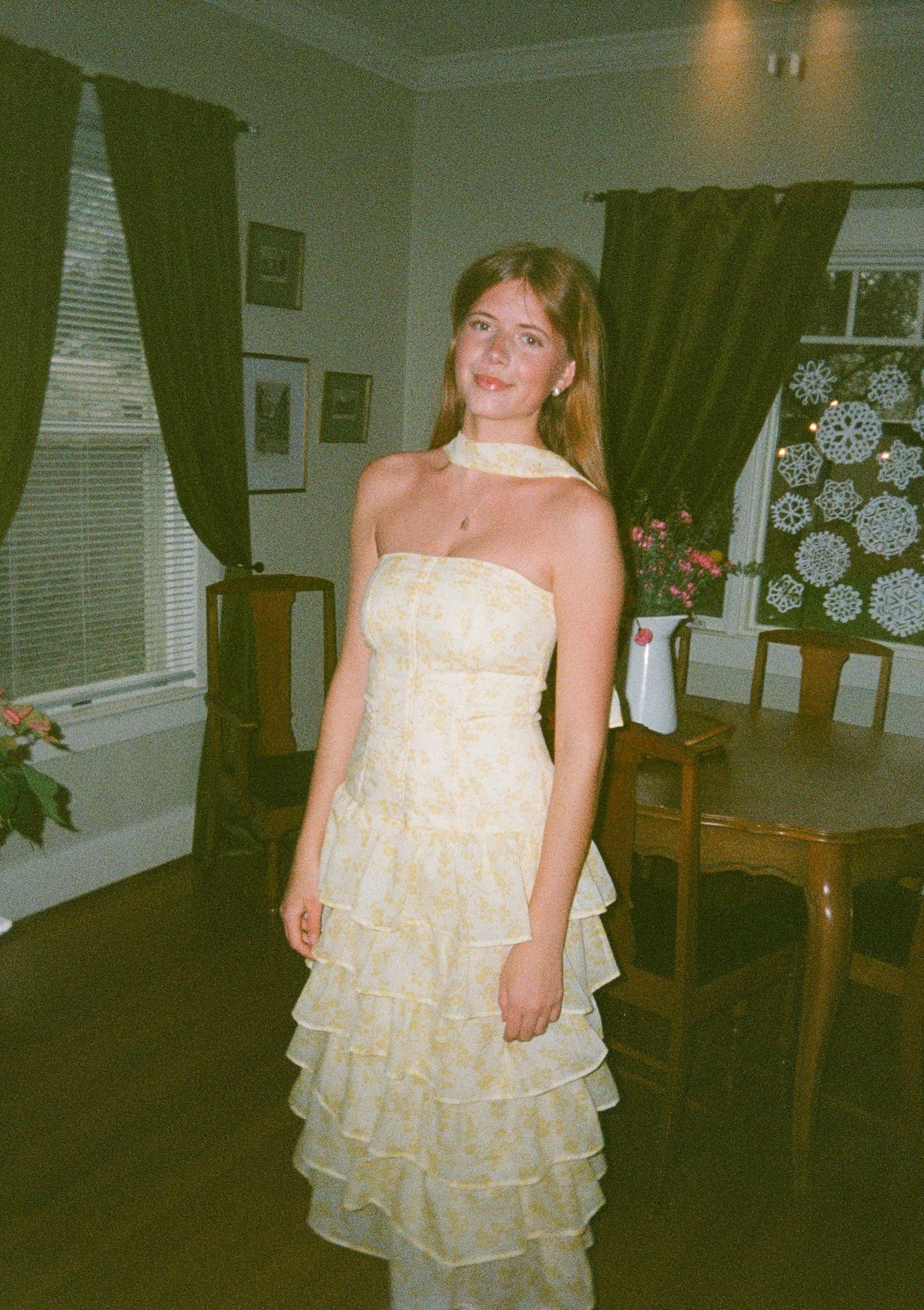 Yellow Petal Dress